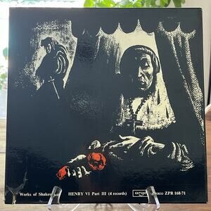 Works of Shakespeare Henry VI Part III 4xLP Box Set 1964 Argo ZPR 168-71